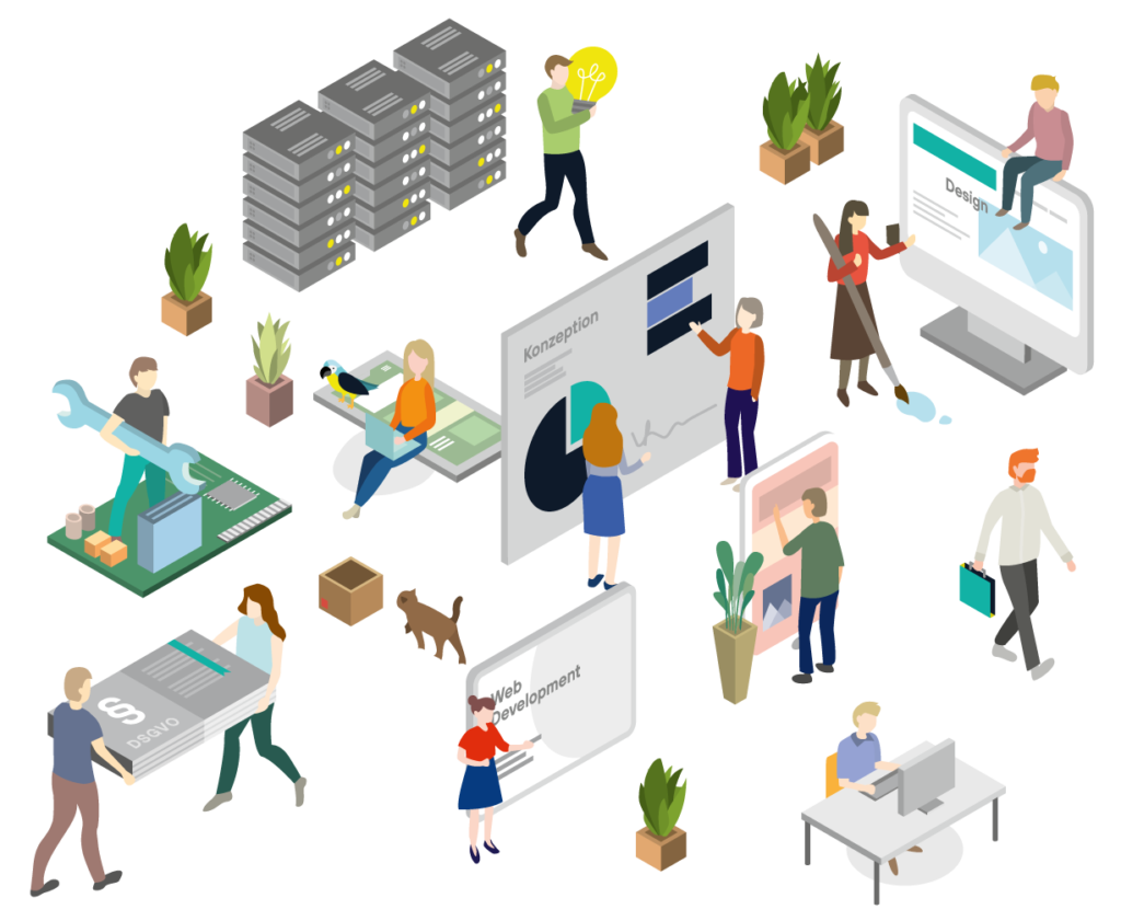 Wimmelbild tech4legal