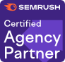 Semrush certified Agency Partner Badge